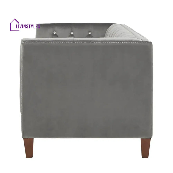 Vasilisa 3 Seater Sofa in Grey colour