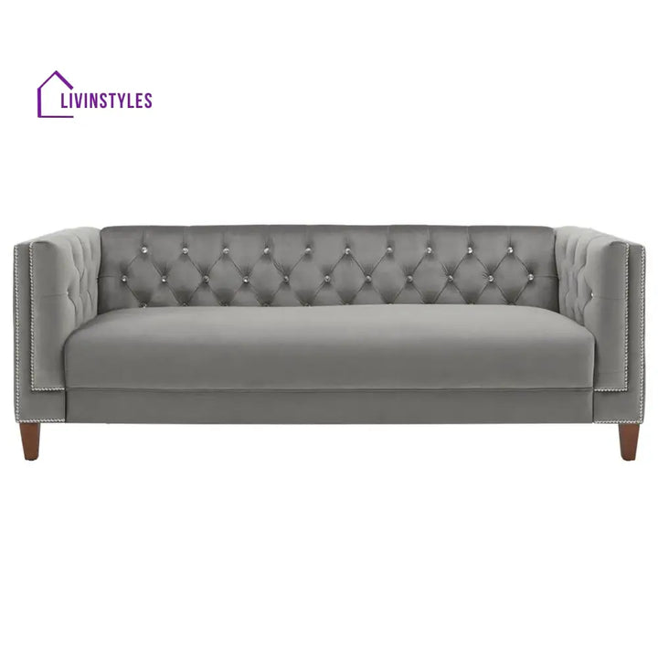 Vasilisa 3 Seater Sofa in Grey colour