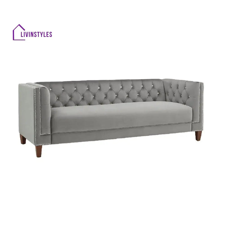 Vasilisa 3 Seater Sofa in Grey colour