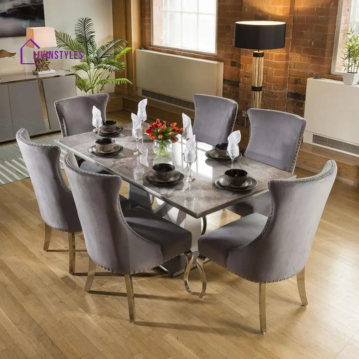 Vasilisa Large Rectangular Modern Dining Dining Table Dining Room / Dining Tables