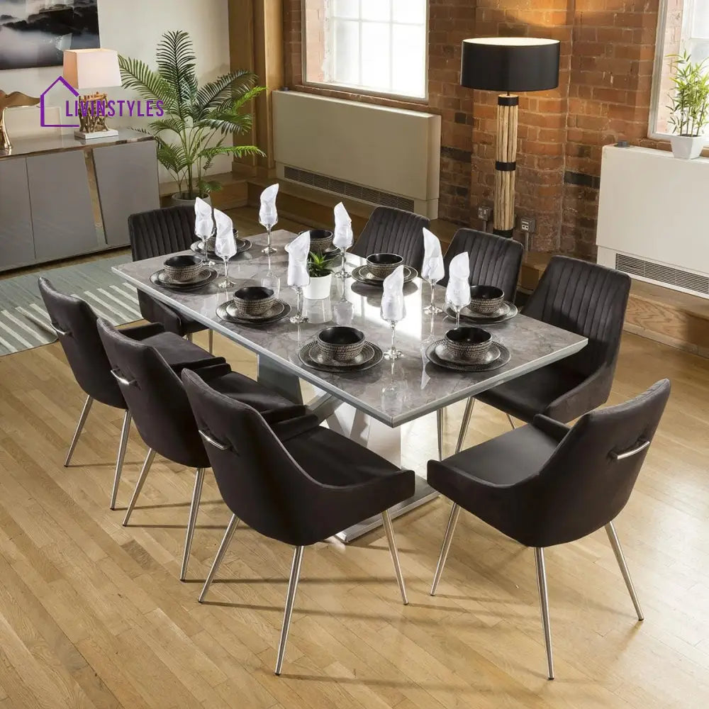 Vasilisa Large Rectangular Modern Dining Dining Table Dining Room / Dining Tables
