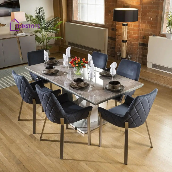Vasilisa Large Rectangular Modern Dining Dining Table Dining Room / Dining Tables