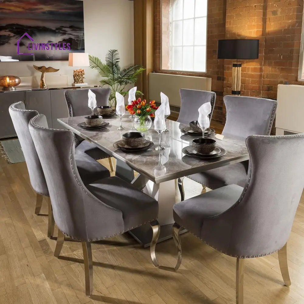 Vasilisa Large Rectangular Modern Dining Dining Table Dining Room / Dining Tables