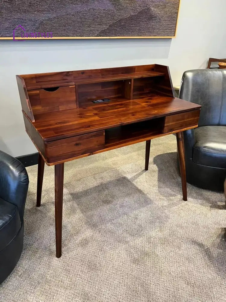 Vasilisa Solid Sheesham Wood Study Table for Students