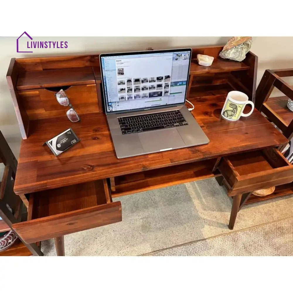 Vasilisa Solid Sheesham Wood Study Table for Students