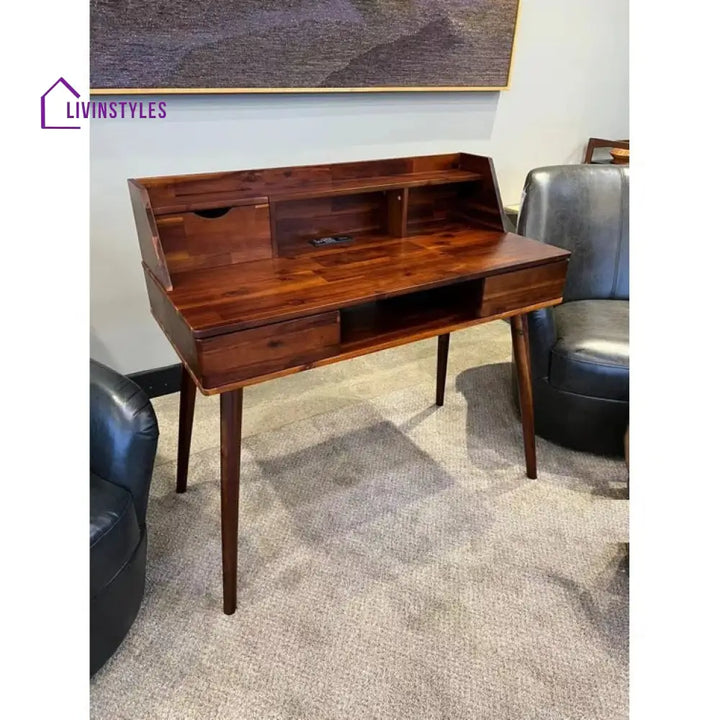 Vasilisa Solid Sheesham Wood Study Table for Students