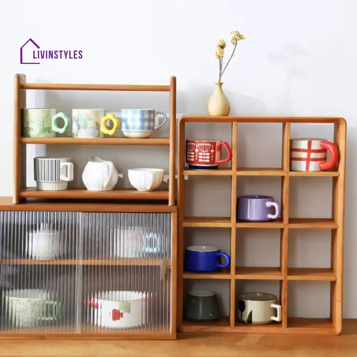 Vasilisa Solid Wood Storage Shelves