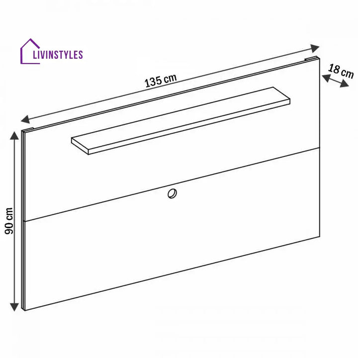Vasilisa Wall Mounted Tv Unit Stand for Living Room