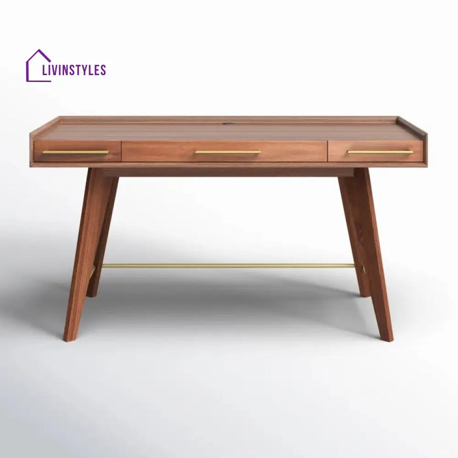 Vasily Solid Sheesham Wood Study Table for Students