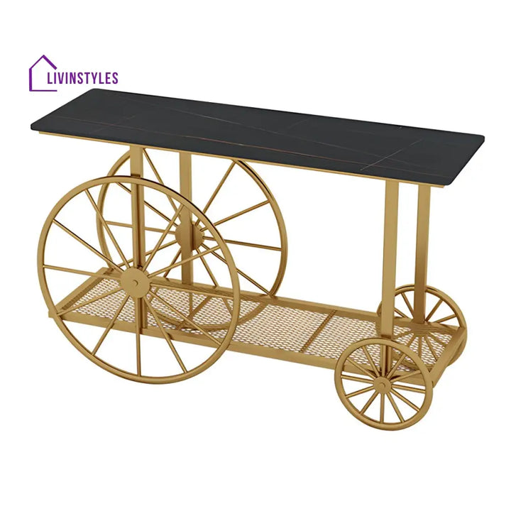 Vasily Stainless Steel Living Room Console Table