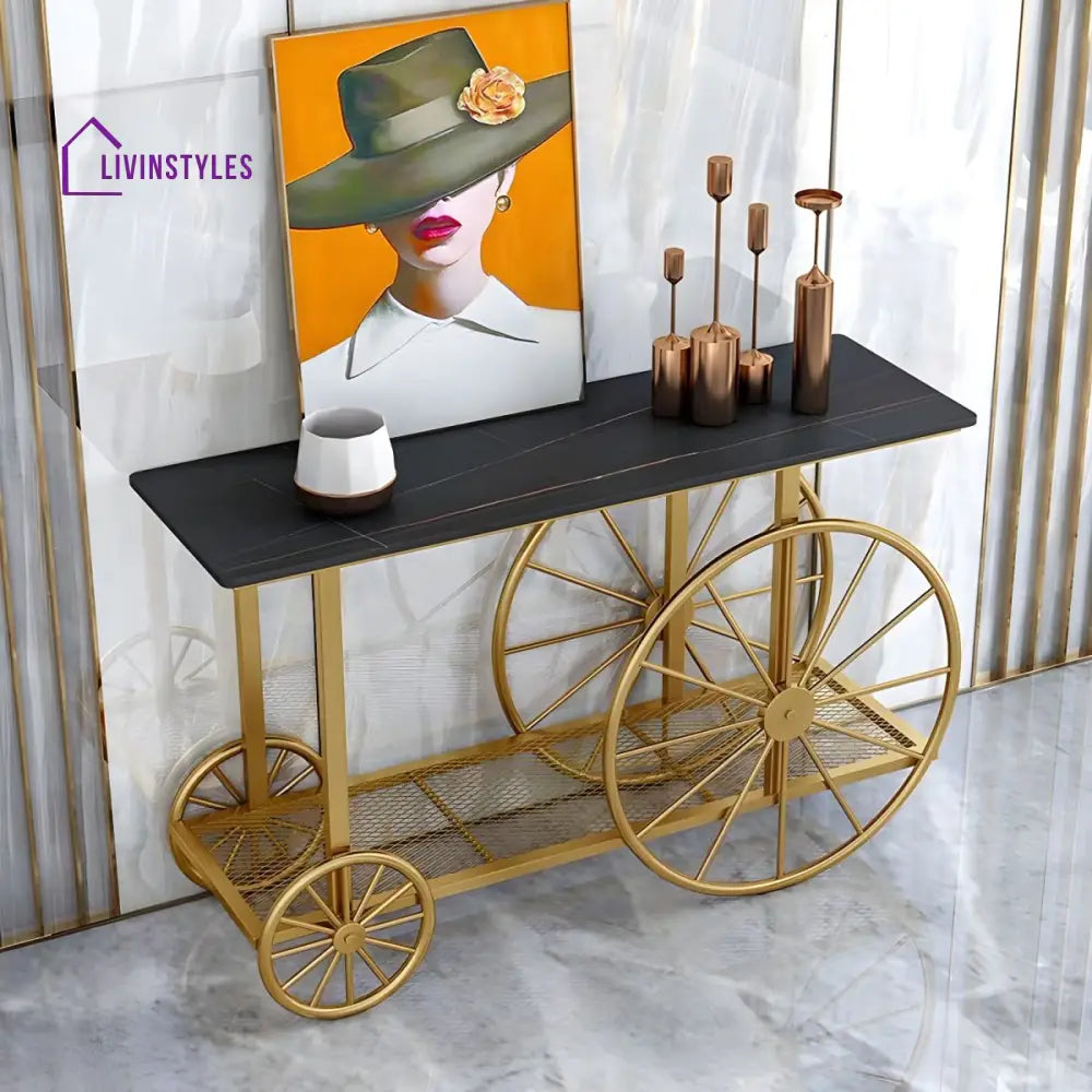 Vasily Stainless Steel Living Room Console Table