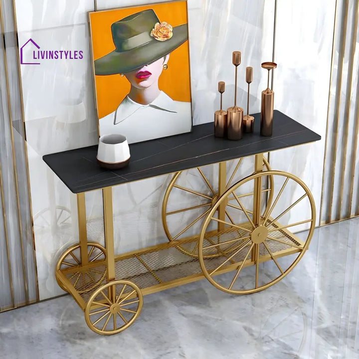 Vasily Stainless Steel Living Room Console Table