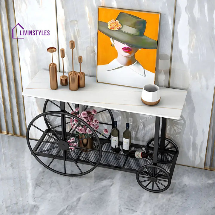 Vasily Stainless Steel Living Room Console Table