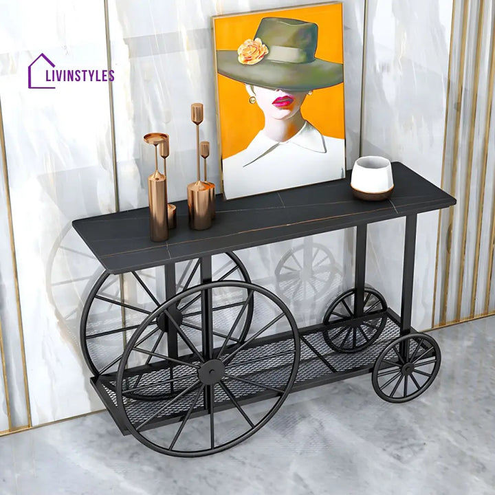 Vasily Stainless Steel Living Room Console Table