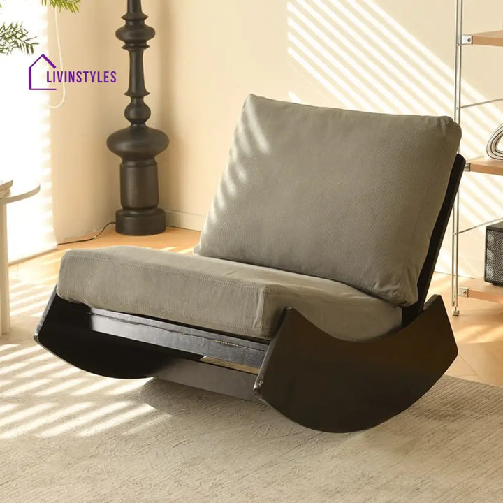 Vayla Solid Wood Rocking Chair for Living Room