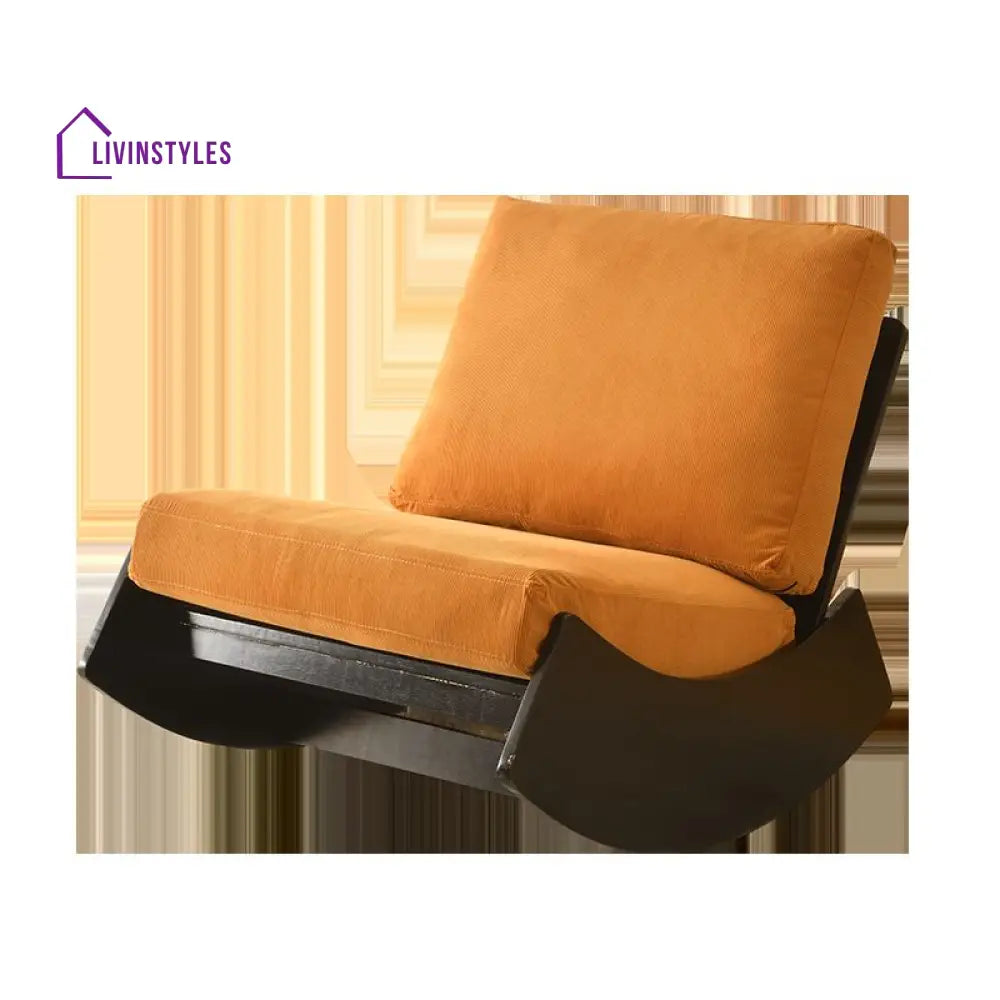 Vayla Solid Wood Rocking Chair for Living Room