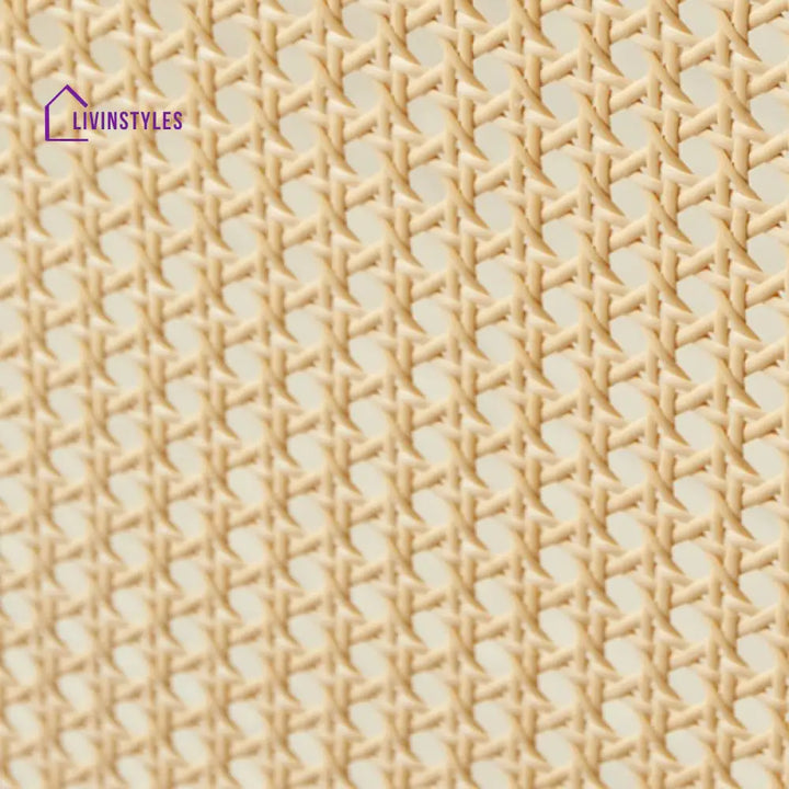 Vayla Wooden and Cane Weaving Room Partition for Living Room
