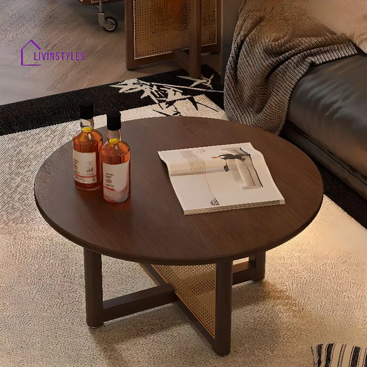 Ved Solid Wood Coffee Table for Living Room