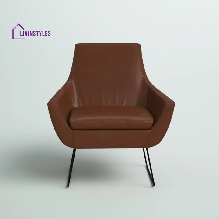 Vedika Metal and Fabric Arm Chair | Living Room Chair | Lounge Chair