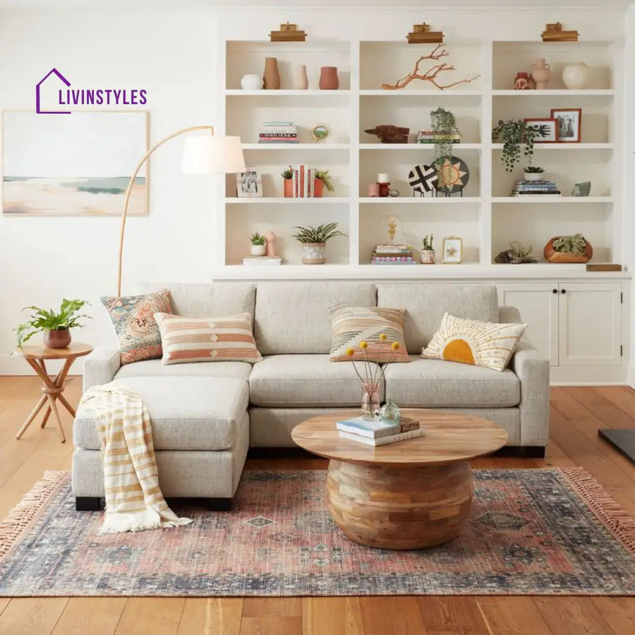 Vedika Solid Mango Wood Coffee Table for Living Room
