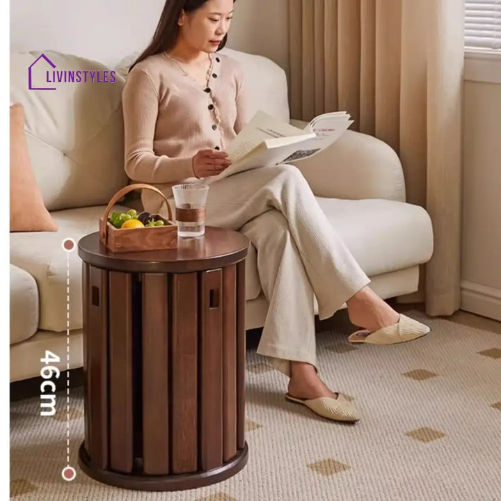 4-in-1 Solid Wood Stools Furniture