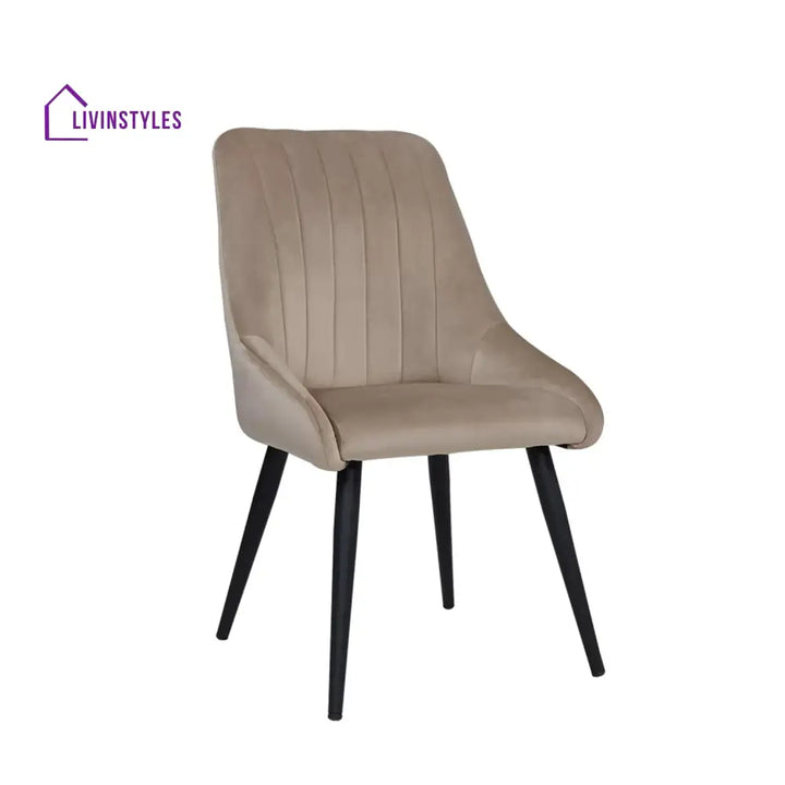 Velvet Dining Chair: Luxury Upgrade Beige Furniture