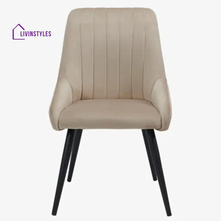 Velvet Dining Chair: Luxury Upgrade Beige Furniture