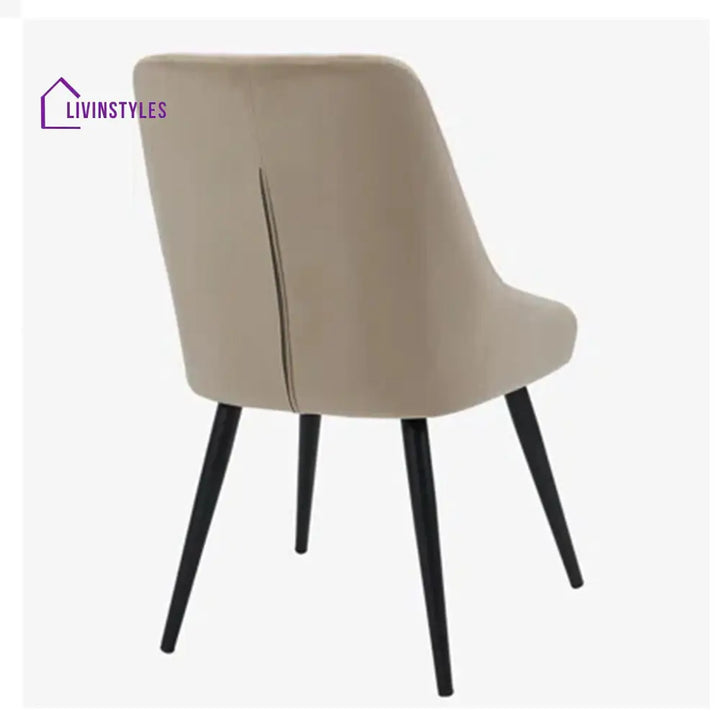 Velvet Dining Chair: Luxury Upgrade Beige Furniture