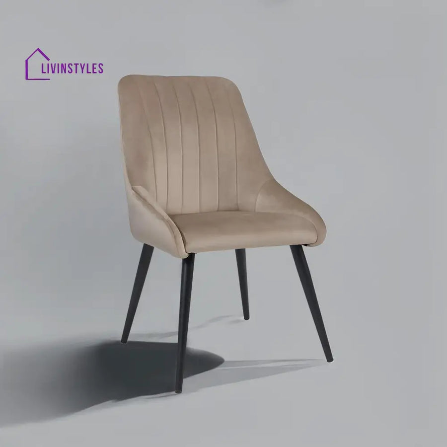 Velvet Dining Chair: Luxury Upgrade Beige Furniture
