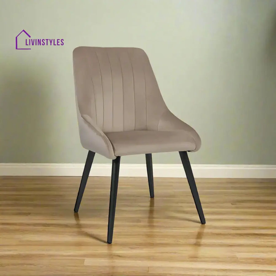 Velvet Dining Chair: Luxury Upgrade Beige Furniture