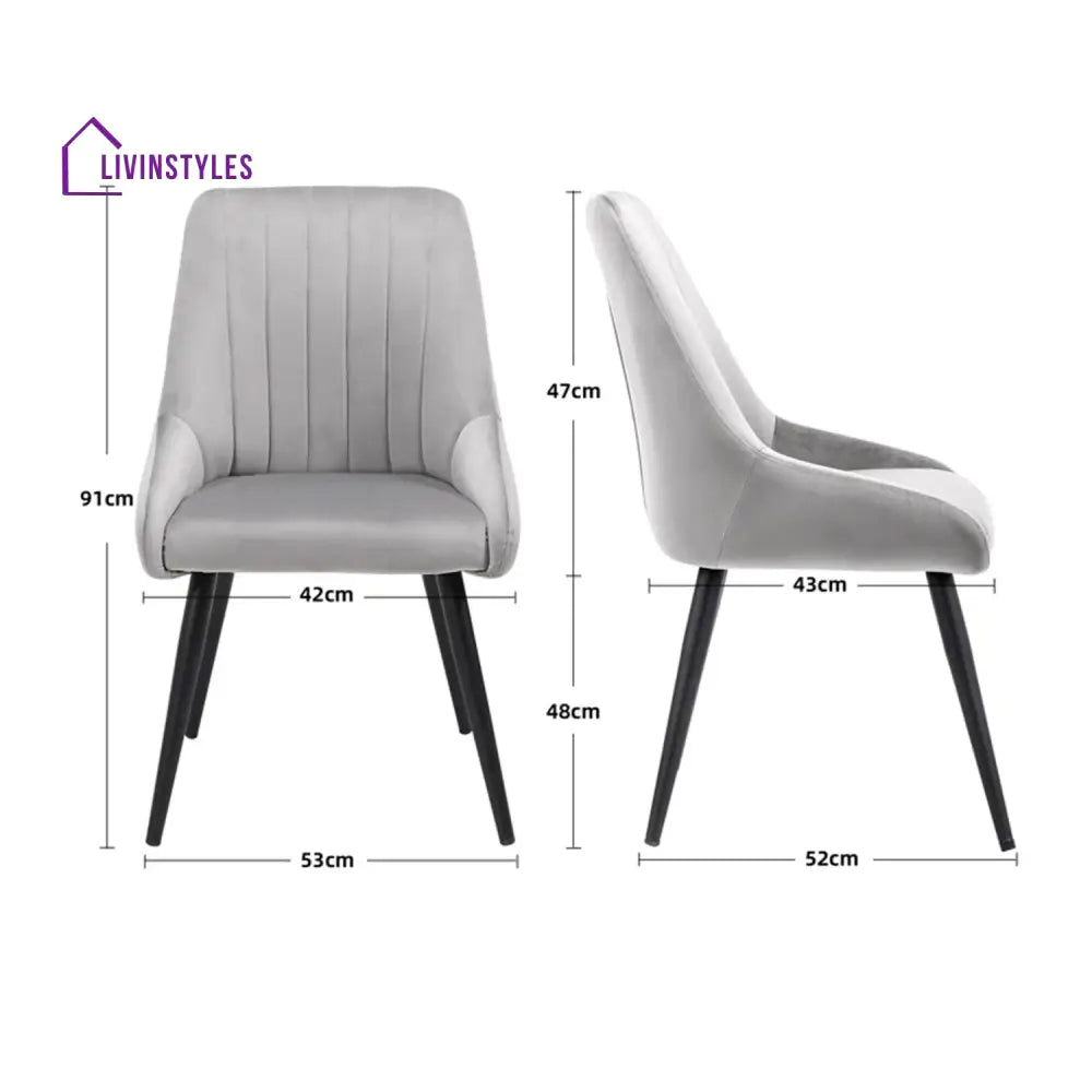 Velvet Dining Chair: Luxury Upgrade Grey Furniture