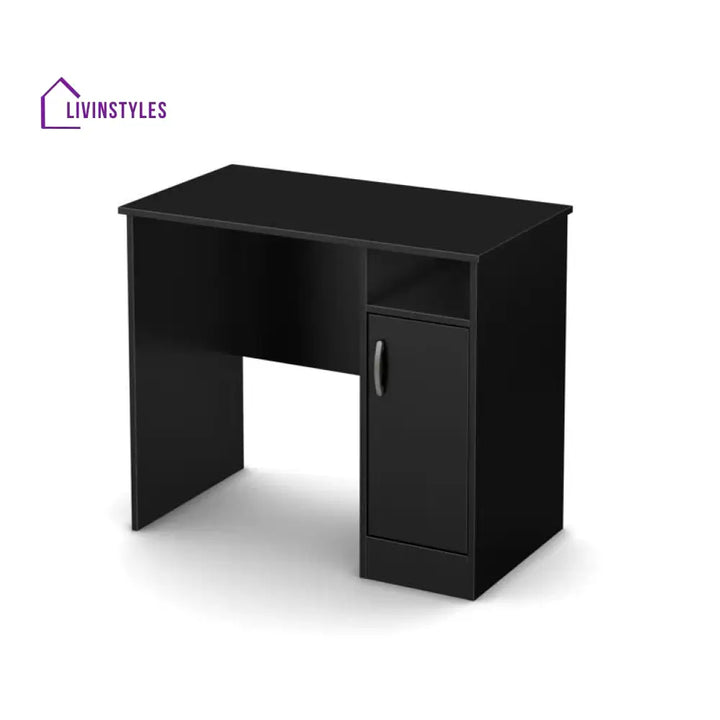 Venera Black Study Table for Students