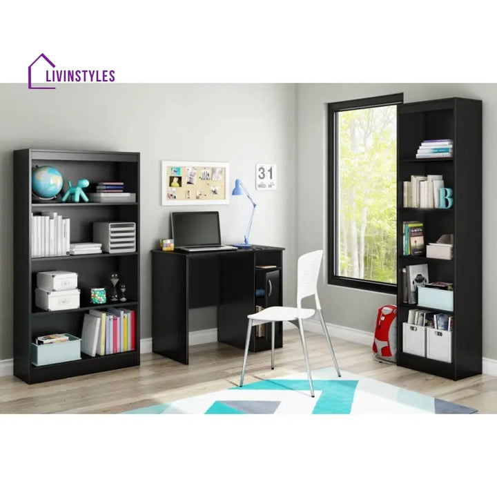 Venera Black Study Table for Students