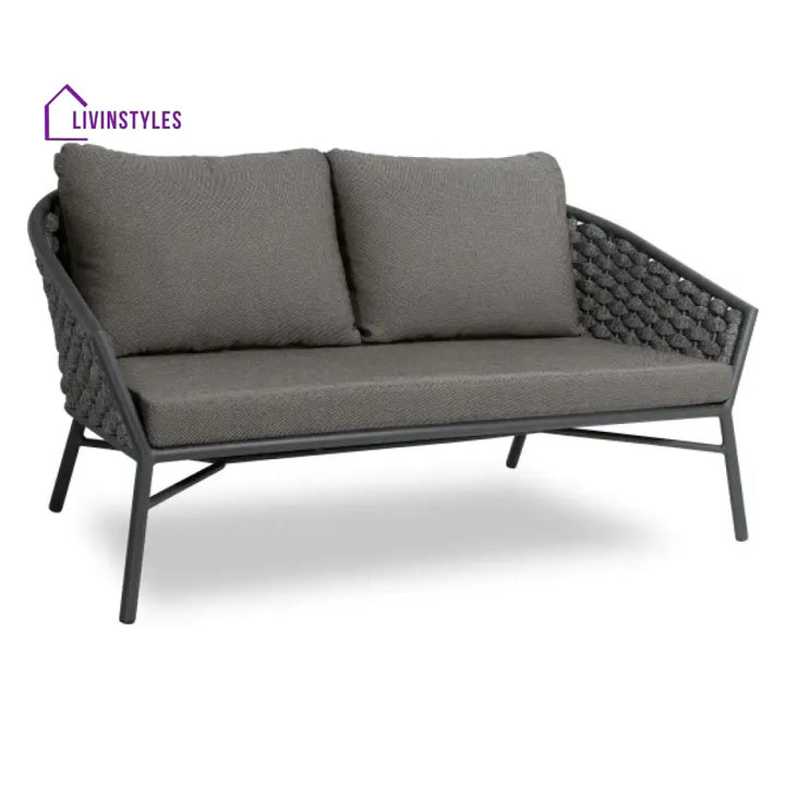 Venezia Outdoor Sofa Set 2 Seater 2 Single seater and 1 Center Table Braided & Rope - Sofa Sets