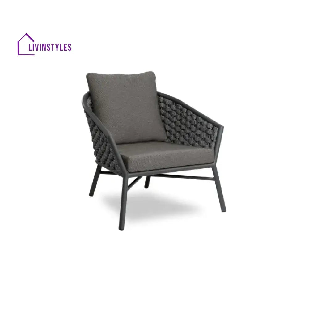 Venezia Outdoor Sofa Set 2 Seater 2 Single seater and 1 Center Table Braided & Rope - Sofa Sets