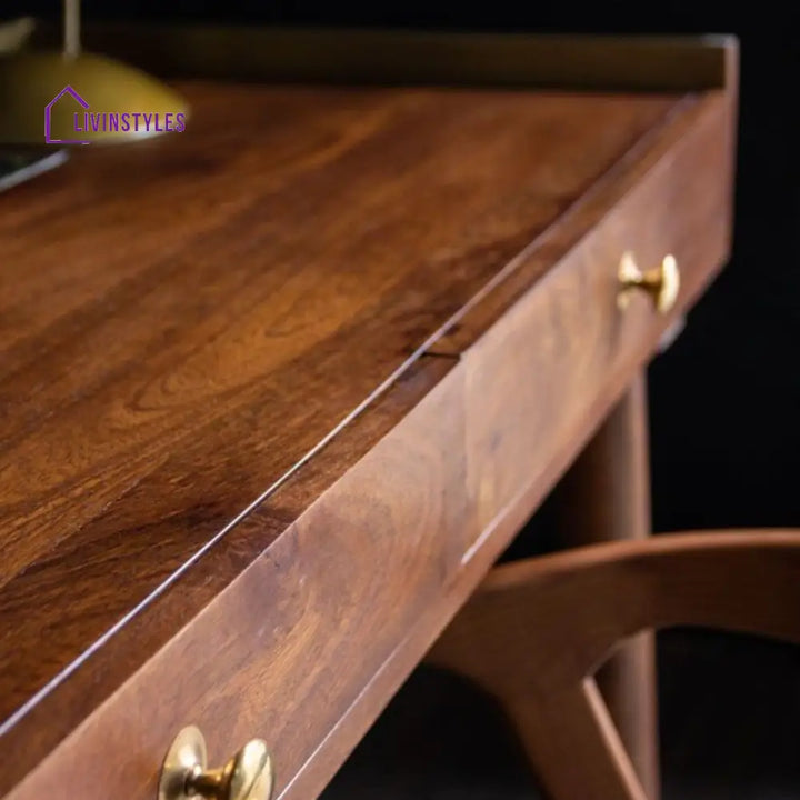 Ashford Retro Gold Trimmed Desk
