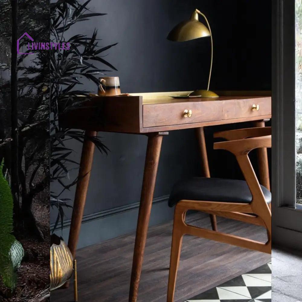 Ashford Retro Gold Trimmed Desk