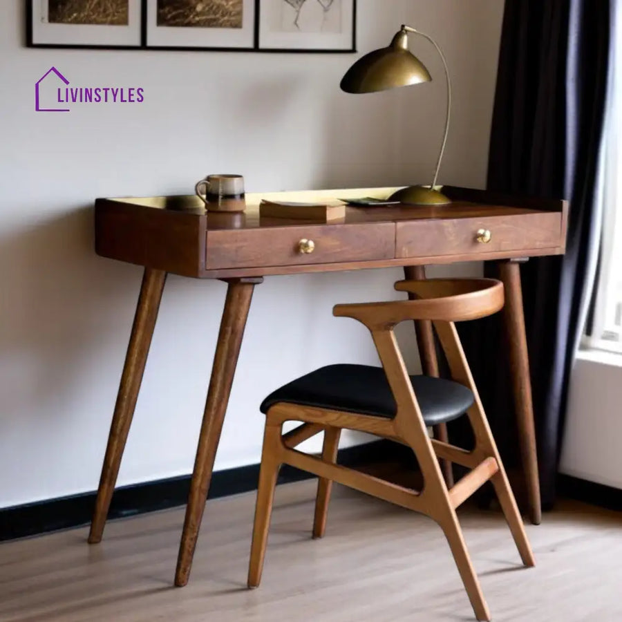 Ashford Retro Gold Trimmed Desk