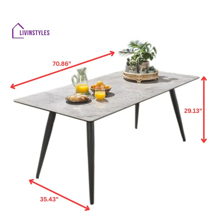 Ventus Outdoor Patio Seating Set 6 Chairs and 1 Table Set (grey) - Dining sets