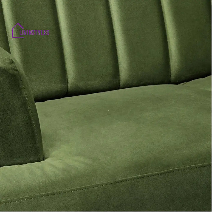 Vera 3 Seater Sofa in Green colour for Living Room