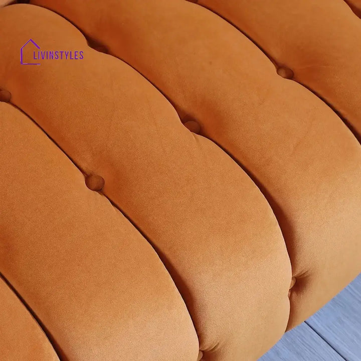 Veronika 3 Seater Sofa in Orange colour