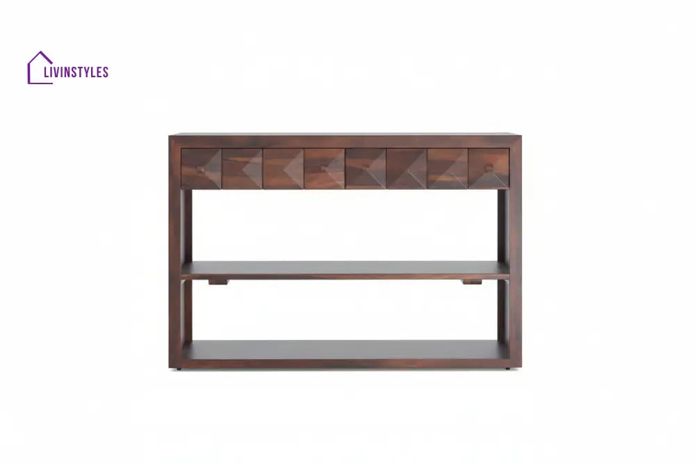Veronika Sheesham Wood Console Table for Living Room