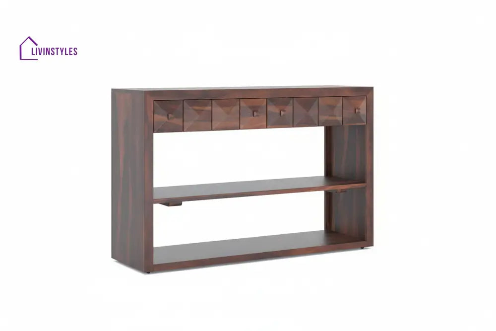 Veronika Sheesham Wood Console Table for Living Room