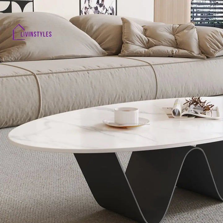Viaan Stainless Steel Coffee Table for Living Room