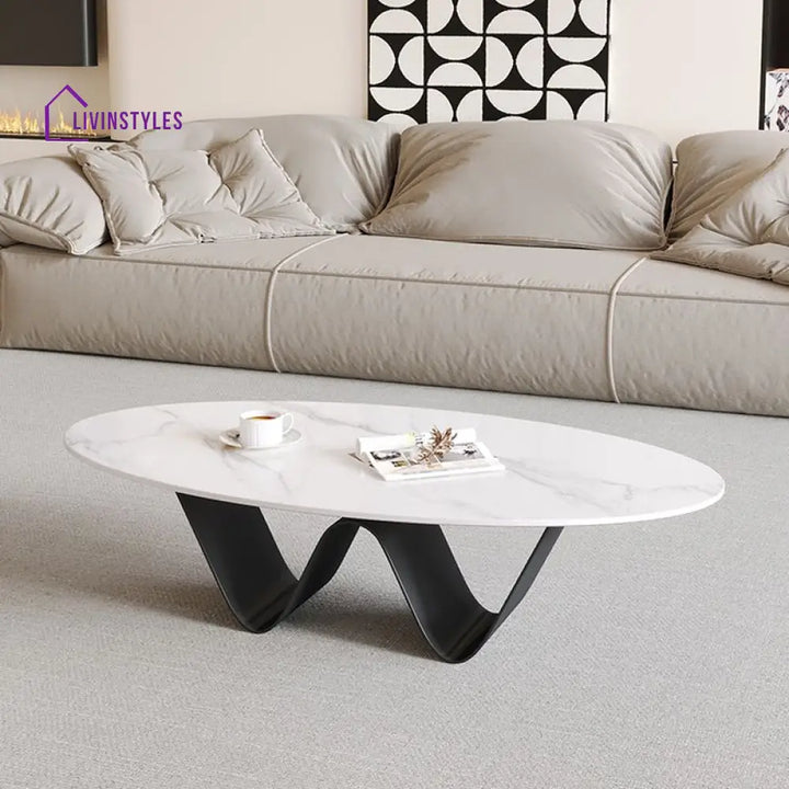 Viaan Stainless Steel Coffee Table for Living Room