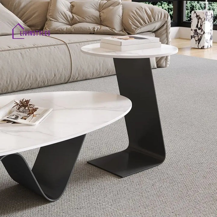 Viaan Stainless Steel Coffee Table for Living Room