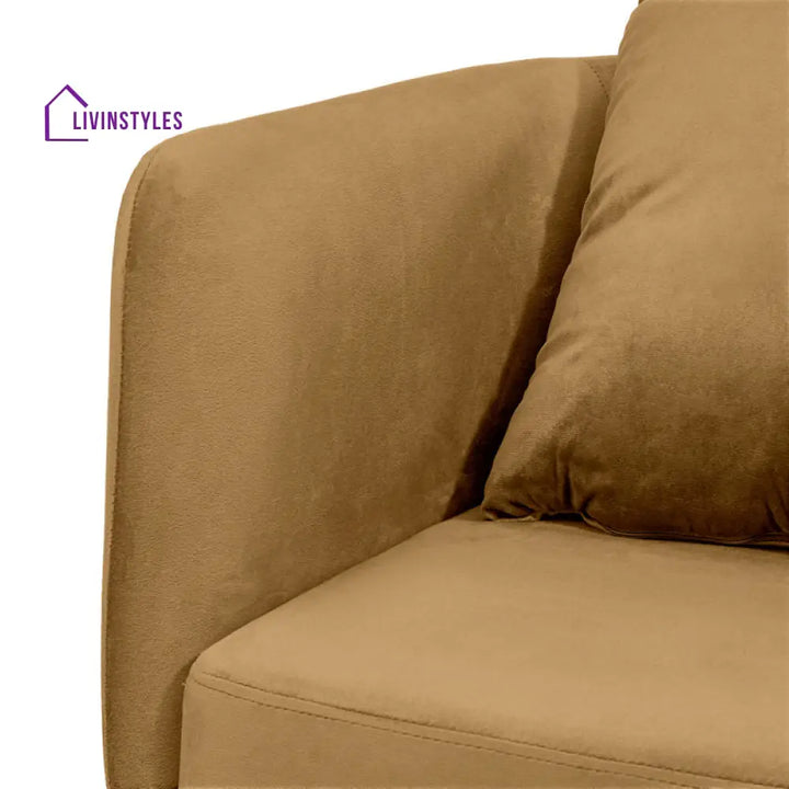 Vianna Metal and Fabric Arm Chair | Living Room Chair | Lounge Chair