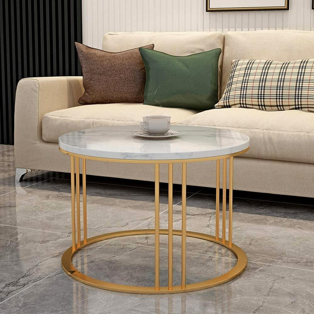 Home Decor Classic Designer Tethered Iron Stand Coffee Table Set of 2