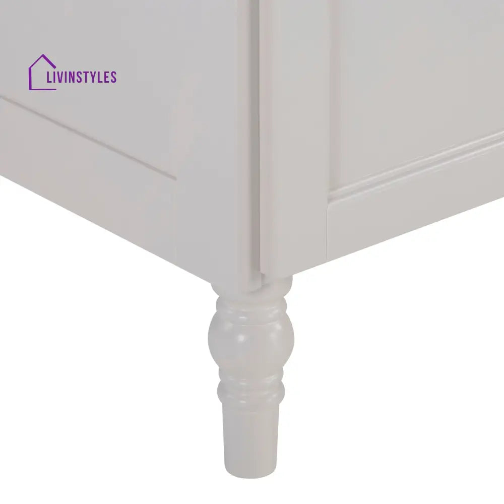 Vicente Mango Wood Storage Cupboard with Seat - Stone Grey - Storage Cabinet