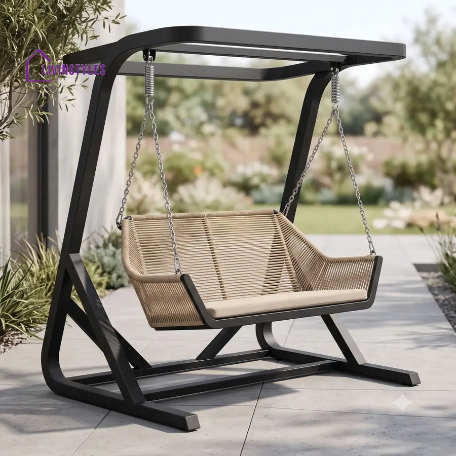Victoire Outdoor 2 Seater Swing Chair with Stand | Premium Finish Product Online